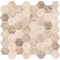 Msi Sandhills Hexagon 11.02 In. X 12.76 In. Glass Mesh-Mounted Mosaic Tile, 15PK ZOR-MD-0129 - alternate 4